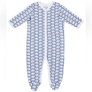 Roller Rabbit Elephant Hathi Footie 3-6M